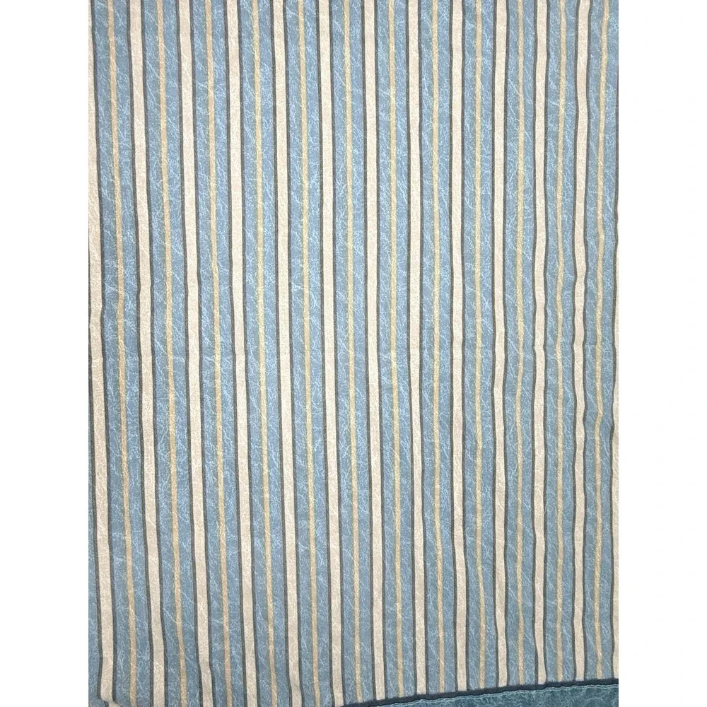 JCPenney Sheet Set Southwestern KING Vtg Teal Marble Stripes Geometric Tribal